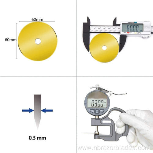 60mm Titanium Plating Rotary Cutter Blades